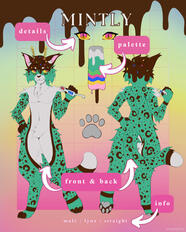 simple ref sheet - $60